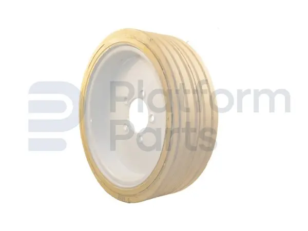Non-marking wheel ('rear'