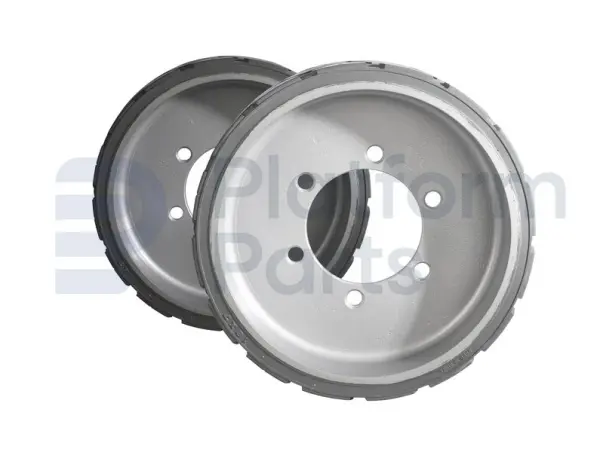 Non-marking wheel 'steering' (set of 2)