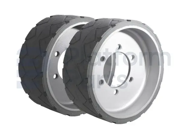 Non-marking wheel 'steering' (set of 2)