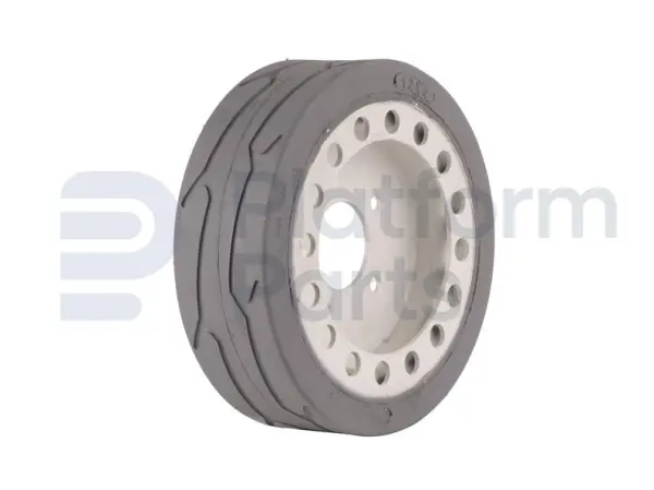 Rad non-marking, grau ('rear, with pattern'