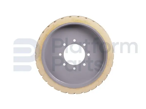 Non-marking wiel 'front', Genie eq. 94908 (wit)