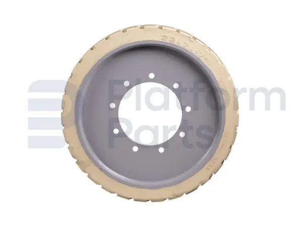 Non-marking wheel 'rear', Genie eq. 94909 (white)