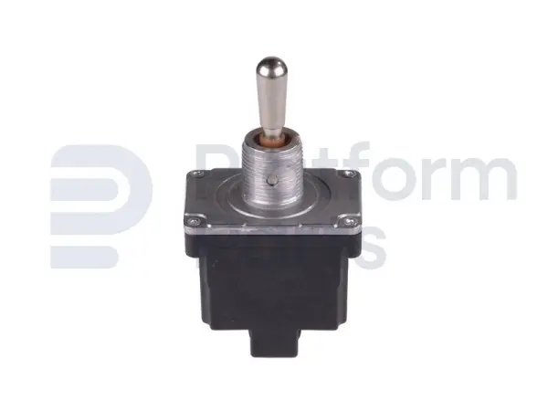 Toggle switch, ON-OFF-ON, DPDT