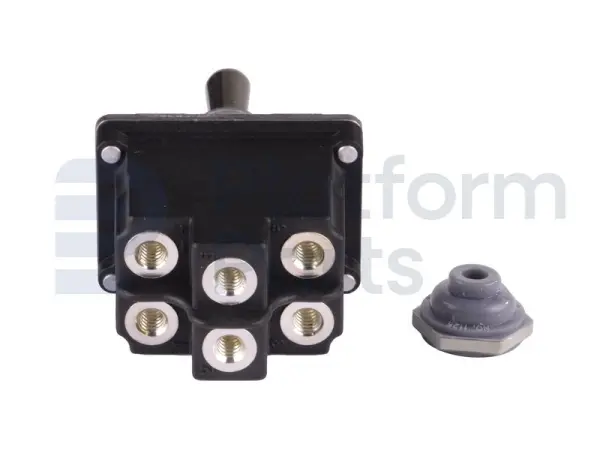 Toggle switch, ON-OFF-ON, DPDT, Genie eq. 128206