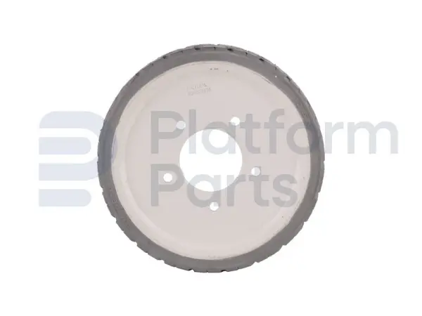 Non-marking wheel 'front'