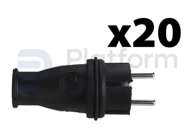 zwitserse stekker 220V zwart