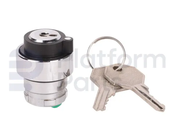 Switch, key, 3P maintained, key removal from center