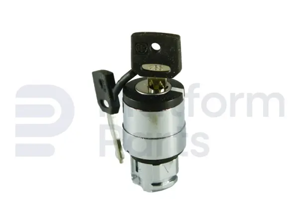 Interruptor, con llave, 2 posiciónes fij