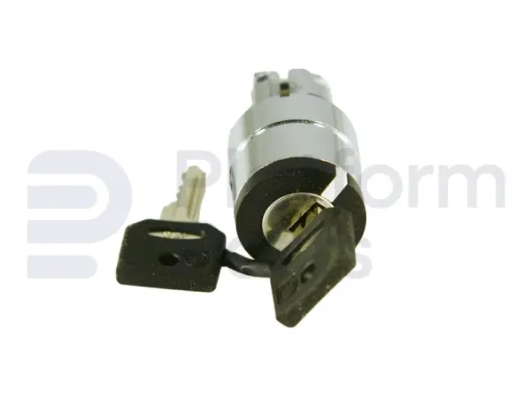 Interruptor, con llave, 2 posiciónes fij