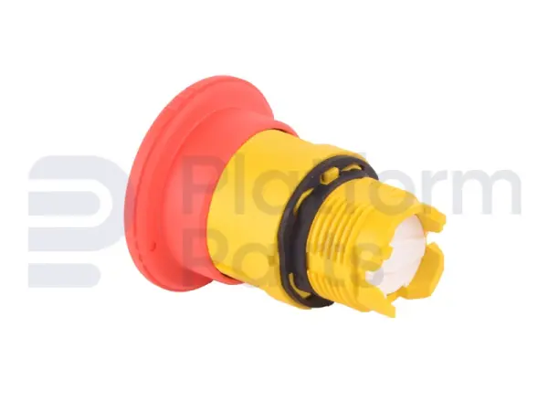 Emergency stop plastic with turn