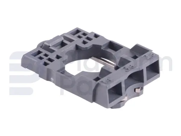 Contact element, base fixation plastic