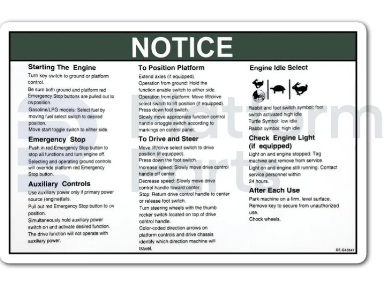 Genie - Decal, Genie - DE-G43647