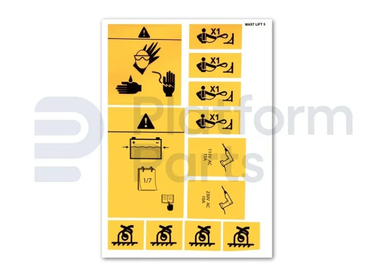 Decal, kit, general use - DE-KITML-P5