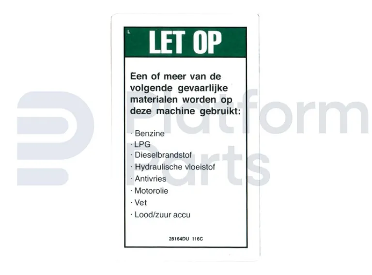 Genie - Decal, Genie - GE-28164DU