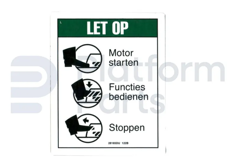 Genie - Decal, Genie - GE-28165DU