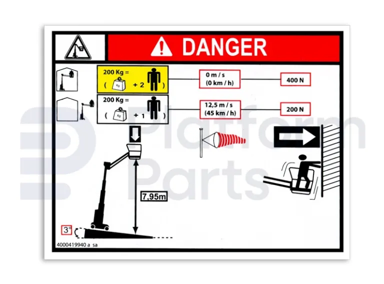 Haulotte - Decal, Haulotte - HA-4000419940