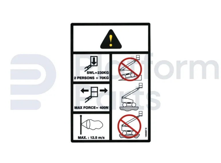 JLG - Decal, JLG - JL-1690697