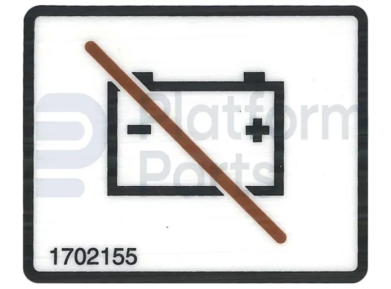 JLG - Decal, JLG - JL-1702155