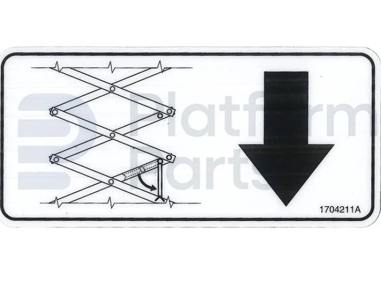 JLG - Decal, JLG - JL-1704211