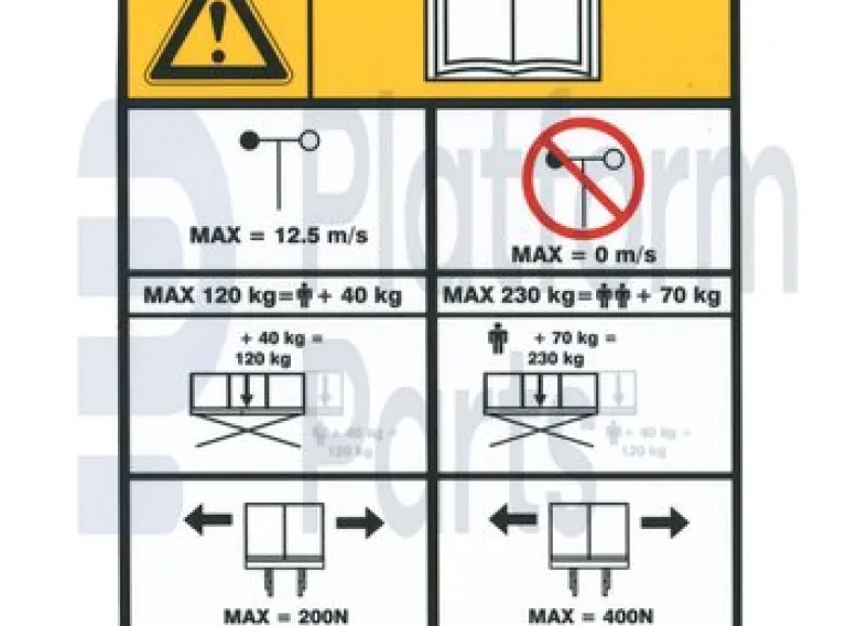JLG - Decal, JLG - JL-1705666