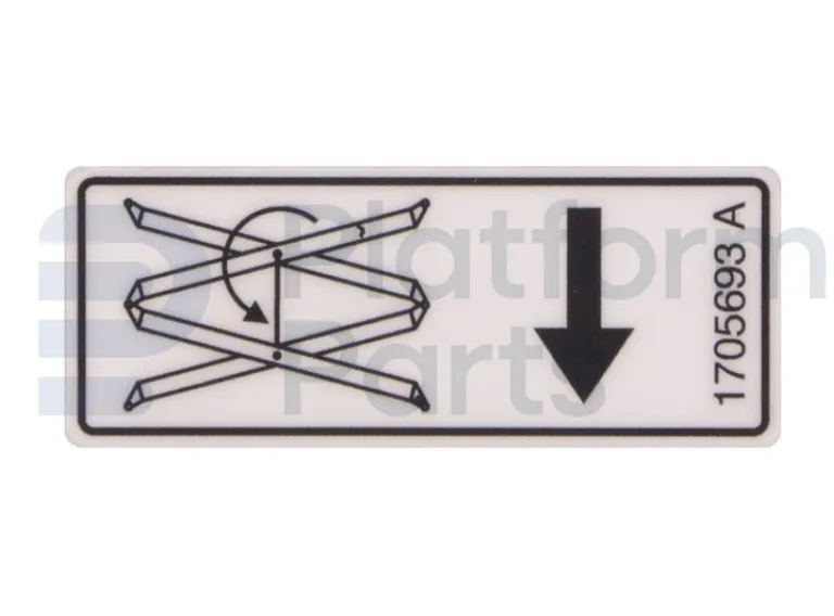 JLG - Decal, JLG - JL-1705693