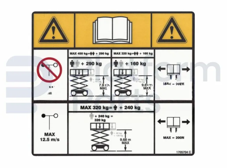 JLG - Decal, JLG - JL-1705704