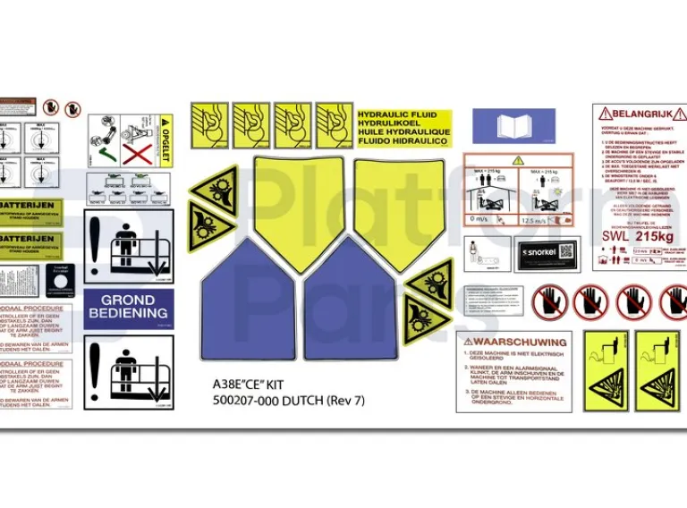 UpRight - Decal, kit, general use - UP-500207-000