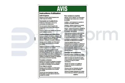 Genie - Decal, Genie - GE-43090FR