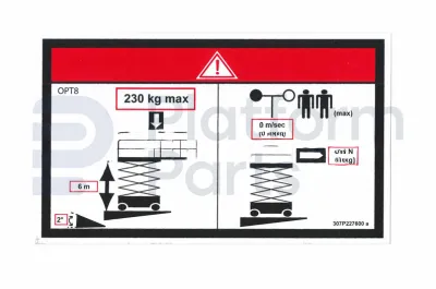 Haulotte - Decal, Haulotte - HA-307P227600