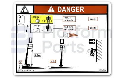 Haulotte - Decal, Haulotte - HA-4000414150