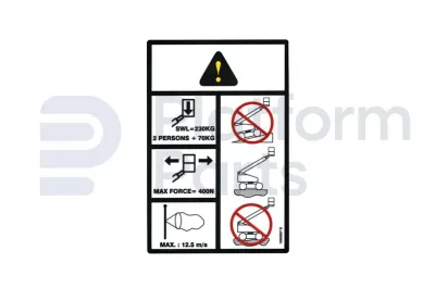 JLG - Decal, JLG - JL-1690697