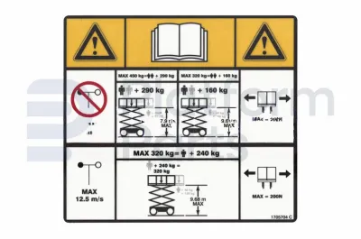 JLG - Decal, JLG - JL-1705704