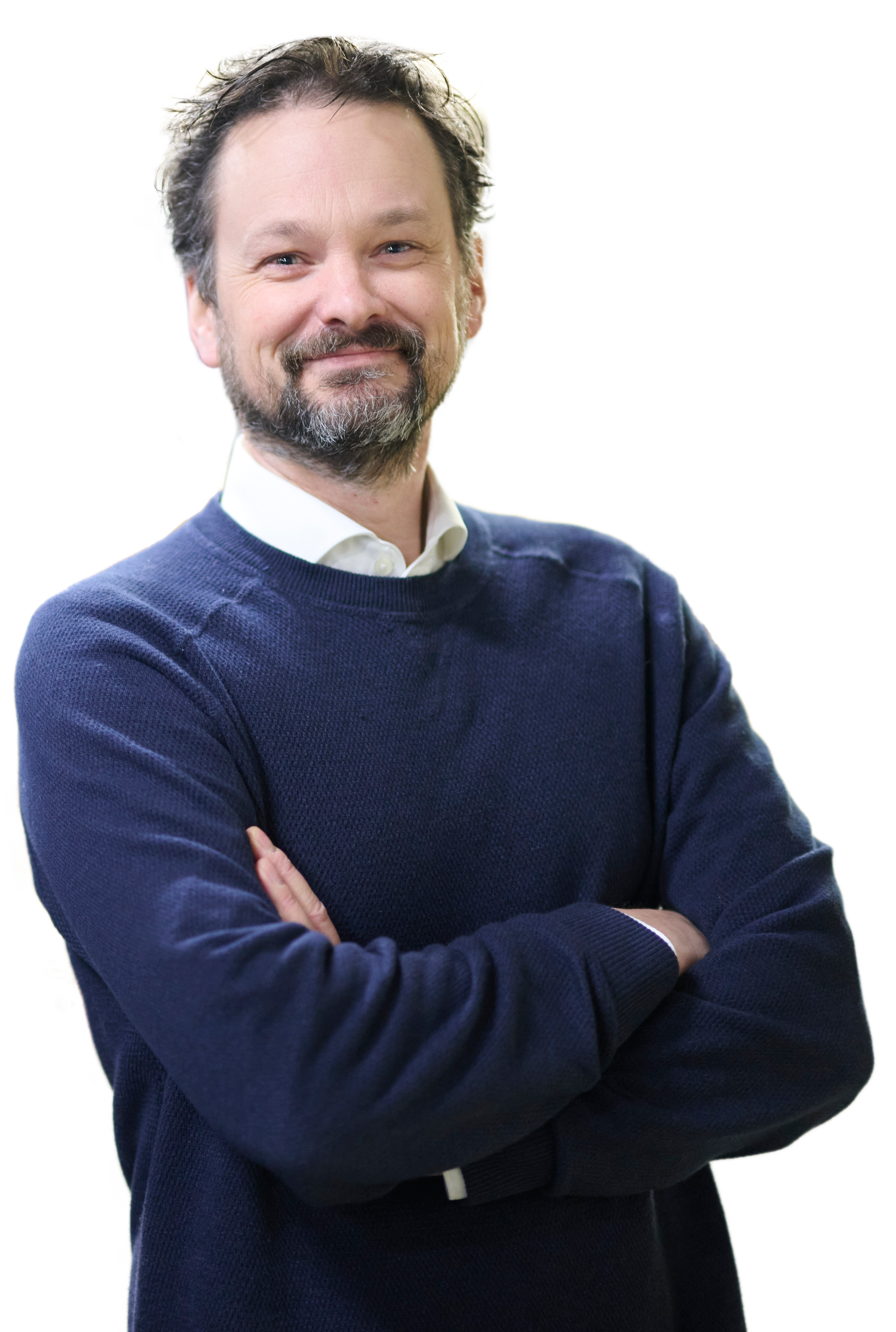 Karel Ghistelinck smiling.